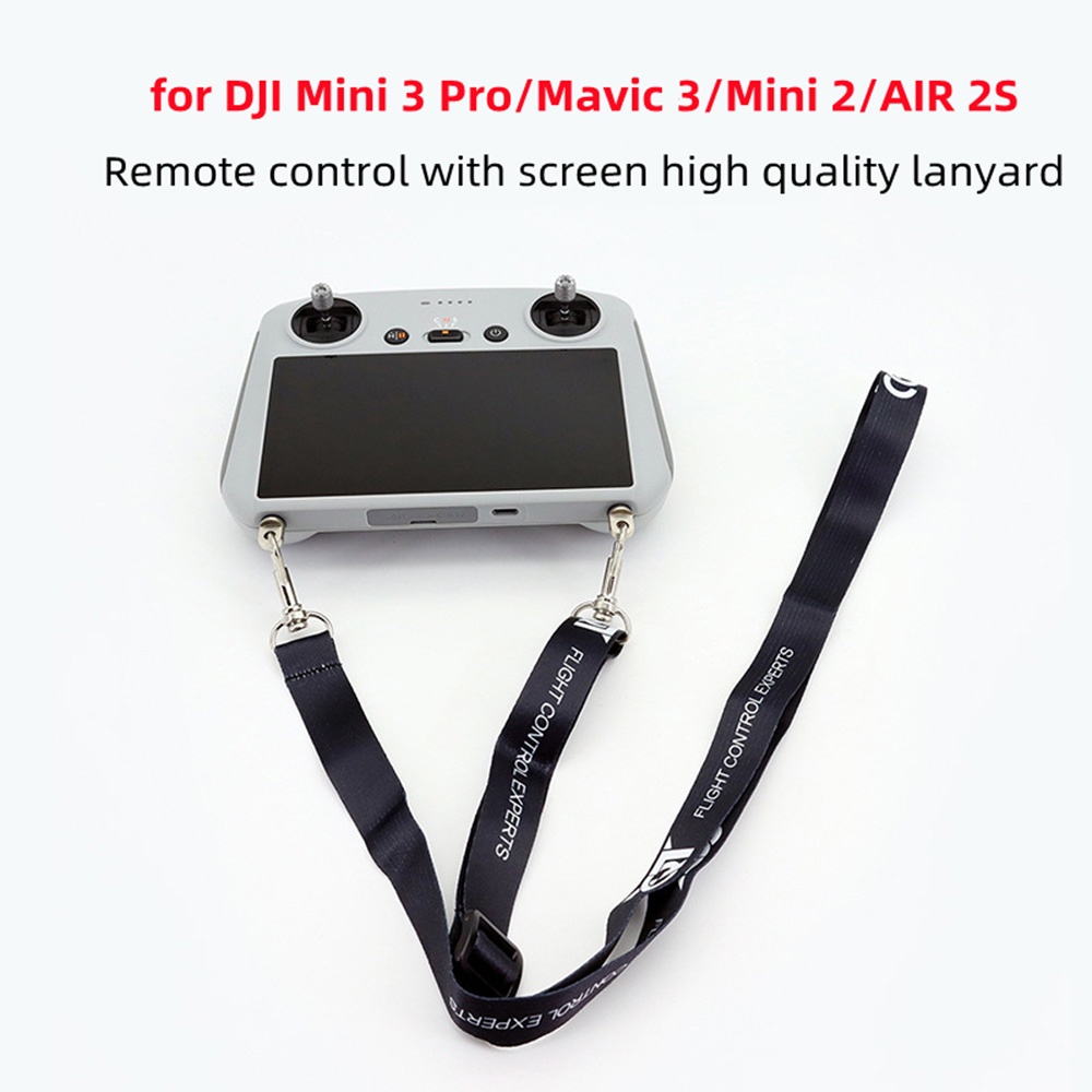 Dji Mavic 3 帶屏幕遙控器帶可調節雙扣鉤, 適用於 DJI AIR 2S / Mini 2 / Mini 3