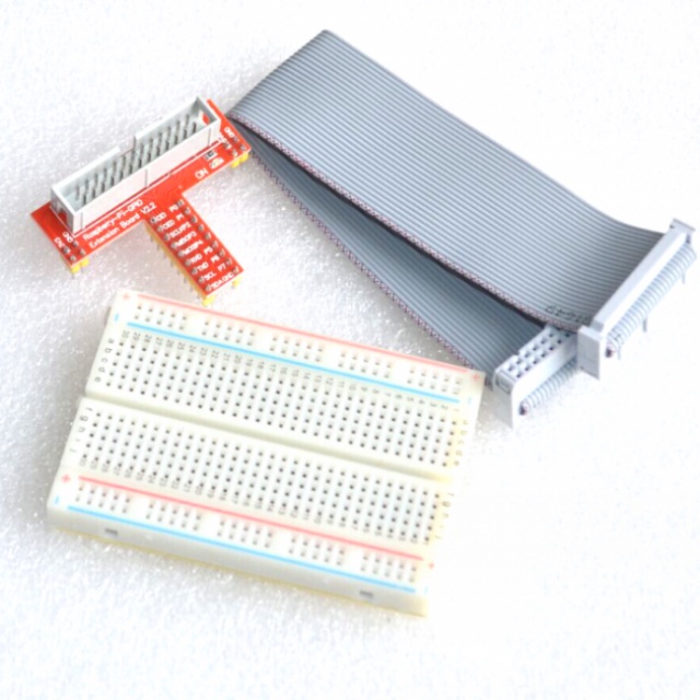 （量大價優）Raspberry Pi擴展DIY套件（連接線+優質400孔面包板+GPIO轉接板） MW