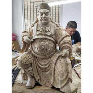 1尺3身池王池府王爺池府千歲，拖尺6，神明神像佛像，江西小葉樟木雕刻
