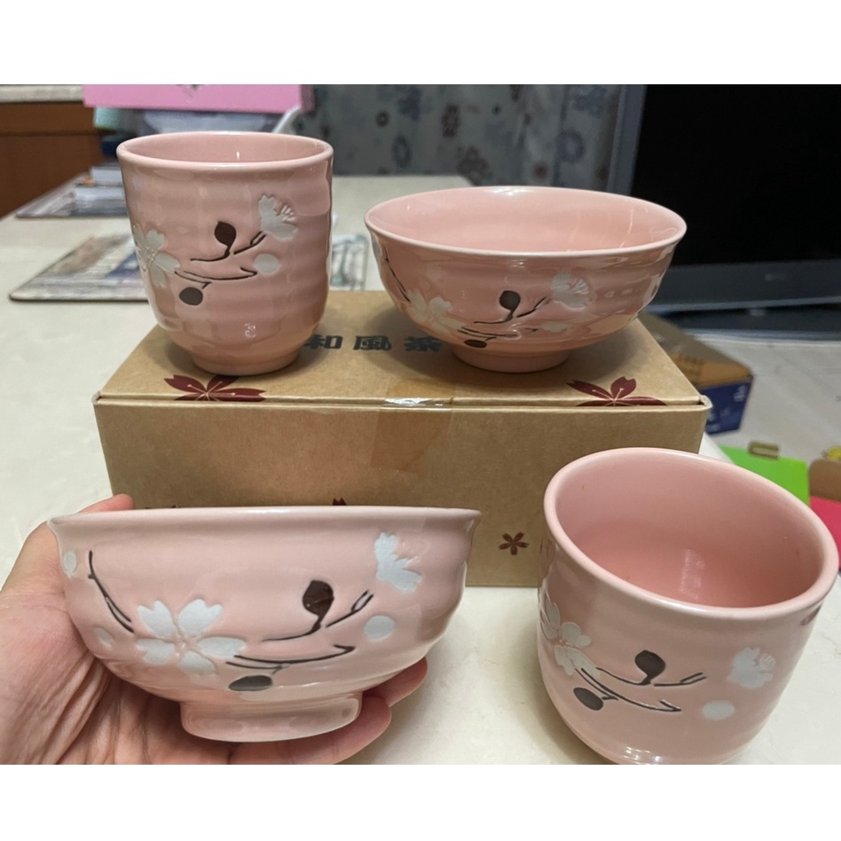 4&lt;全新&gt;日式和風茶碗組。茶碗禮盒組。精緻茶碗禮盒