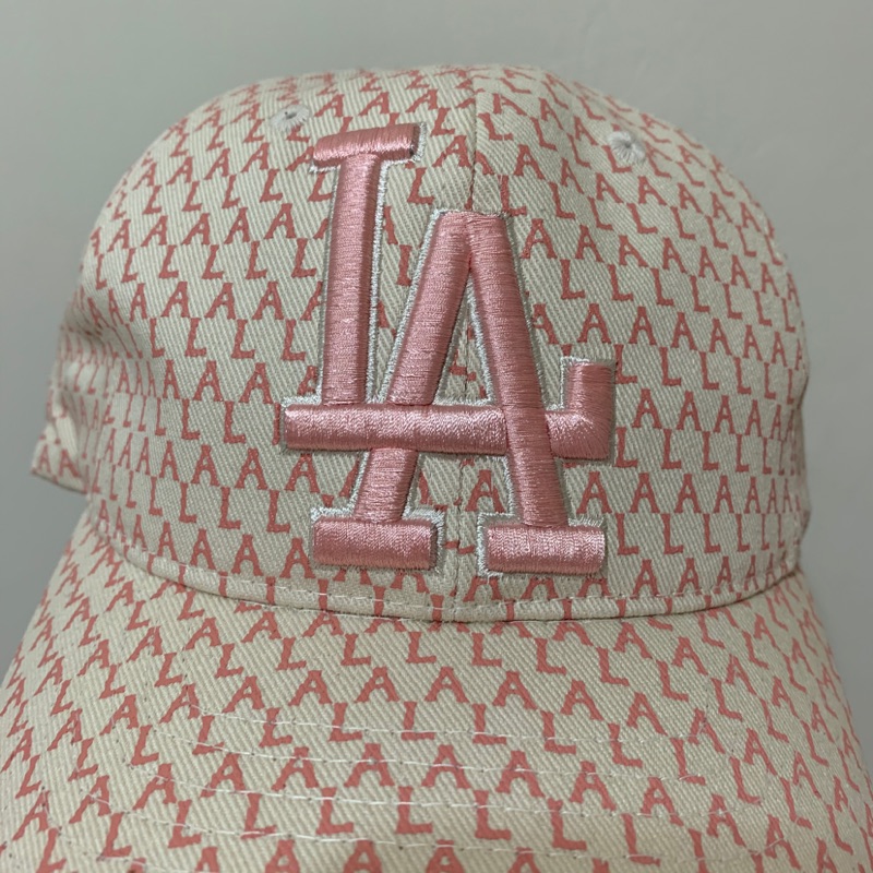 現貨GUCCI 洋基 MLB LA 道奇 全新正品 韓國MLB 粉紅色棒球帽 YANKEES 滿版老花