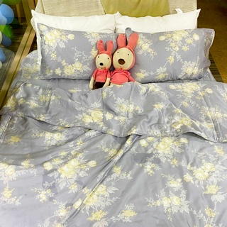 戀家小舖 台灣製床包 雙人床包 床單 格瑞克斯 100%天絲 床包枕套組 床包兩用被套組 60支天絲