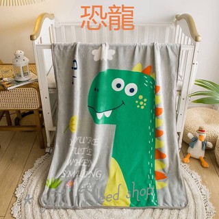 [AllUNeed] 動物風法蘭絨童趣小毛毯 冷氣毯 沙發毯 午睡毯
