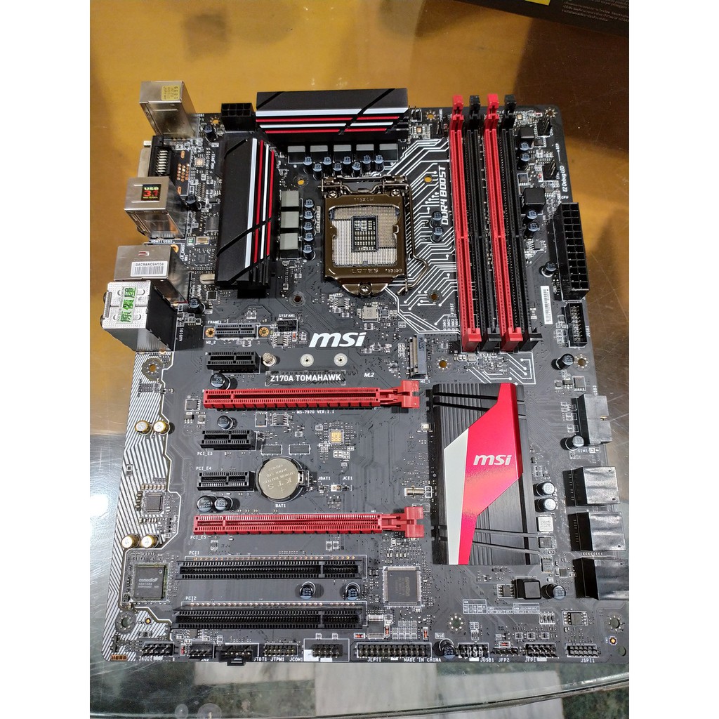 微星 MSI Z170 TOMAHAWK 1151 intel 主機板 二手 非H170 B150 H270 B250