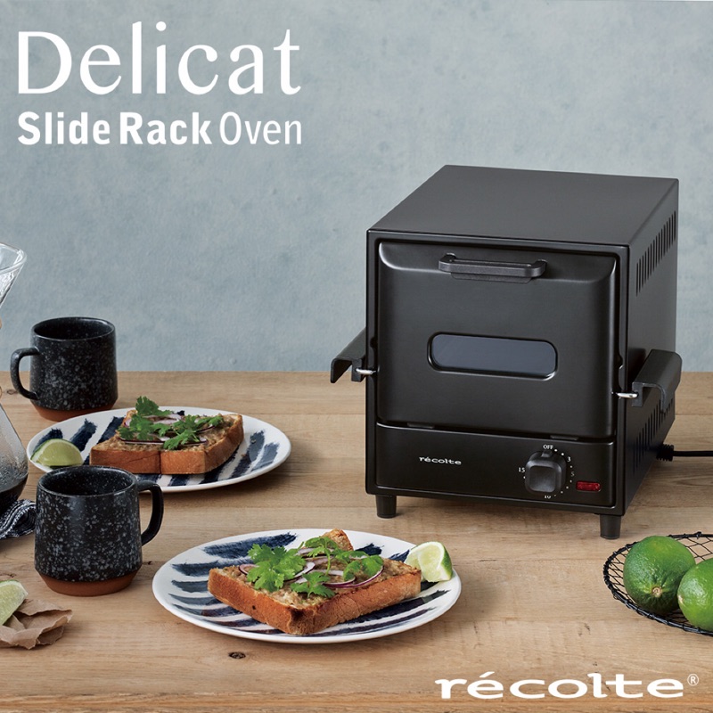 🔊大降價🔊recolte 日本麗克特 Delicat 電烤箱 質感黑
