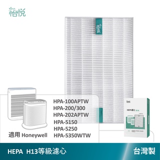 怡悅 HEPA 濾心 適用於 Honeywell HPA-5150 5250 5350 WTW HRF-R1V1 清淨機