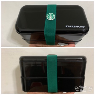 現貨 星巴克 經典Starbucks便當盒，星巴克環保餐具組，環保餐盒，雙層便當盒，雙層環保餐盒