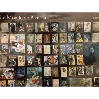 畢卡索 圖畫 紀念郵票 沒有面額 1998 picasso