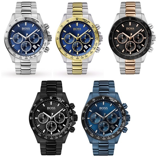 Hugo Boss 雨果博斯Daytona迪通拿造型設計款三眼鋼錶| 蝦皮購物