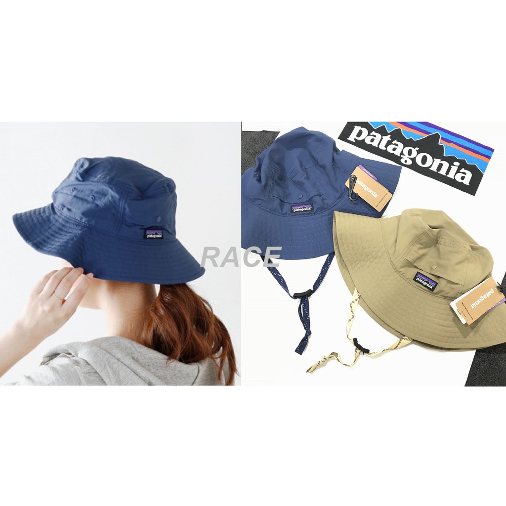 Race Patagonia Mickledore Hat 漁夫帽衝浪帽logo 山景卡其深藍 蝦皮購物