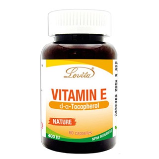 買就送 SUNLIFE發泡錠1罐加拿大 Lovita 愛維他 天然維生素E 400IU (60顆/60天份)