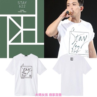 CNBLUE鄭容和STAY 622演唱會周邊應援同款短袖T恤男女學生上衣服の明星同款の不定時上新