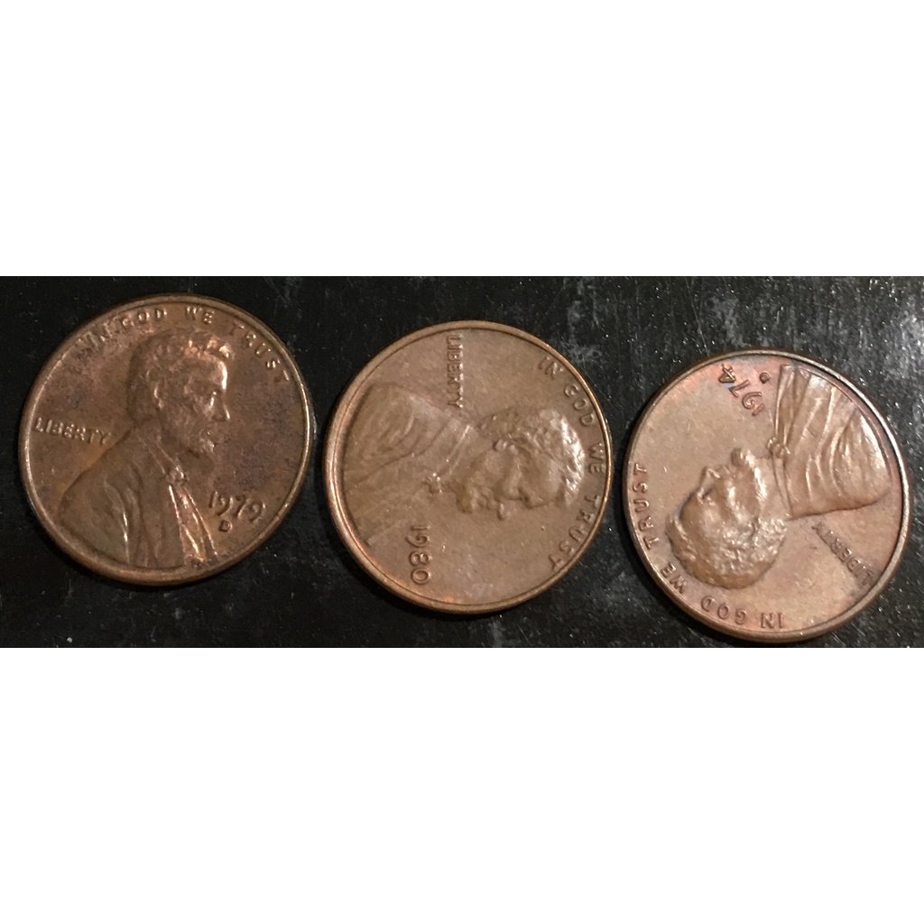 美金 one/five cents one 1974年 1980年 1979年 1970年 1964年
