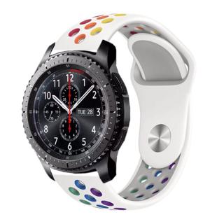 矽膠錶帶適用於三星Samsung Galaxy 46Mm 42Mm Gear S3 22 20mm