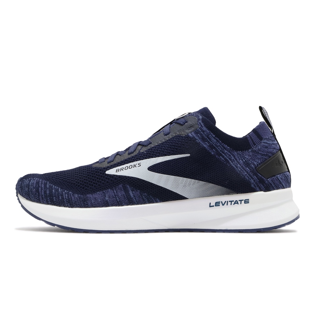 Brooks 慢跑鞋 Levitate 4 男鞋 漂浮系列 深藍 回彈 輕量 運動鞋 【ACS】 1103451D439