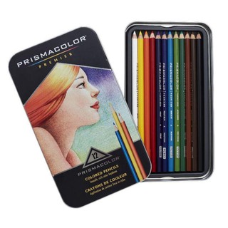 美國 PRISMACOLOR 頂級油性色鉛筆 12色