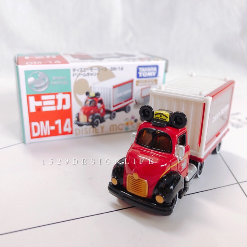 『現貨 』日本TOMICA TOMY 多美小汽車 DM-14 米奇貨櫃車 日本原裝 【1529設計生活】