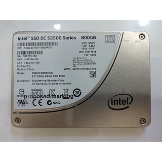二手 Intel SSD DC S3500 Series 2.5吋 SATA 6G 800GB 狀況好,少用