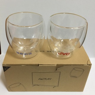 全新雙層隔熱玻璃杯組（2入）