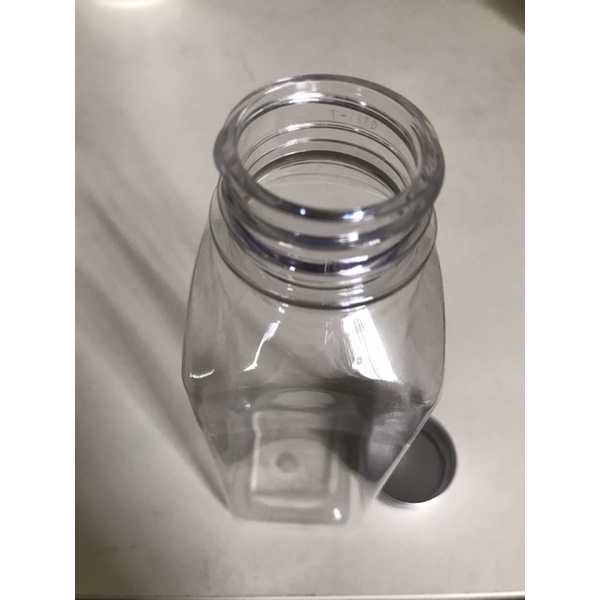 透明塑膠瓶(附蓋)(全新)