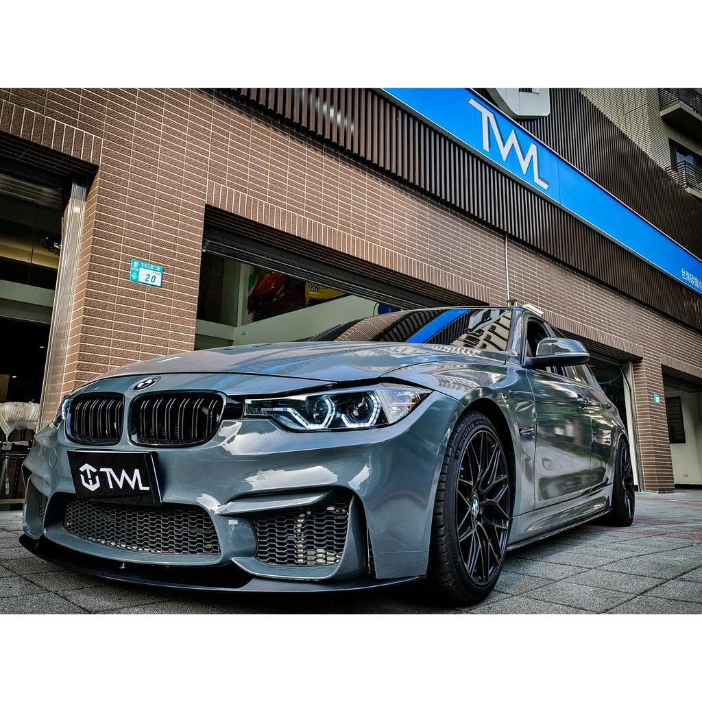 &lt;台灣之光&gt;全新BMW F30 F31 改裝台規M3 前保桿 專用M3樣式 素材 前下巴 316 318 320