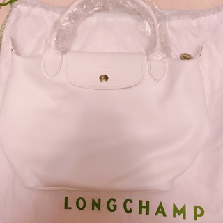Longchamp 全皮 水餃包 全新 國外購入
