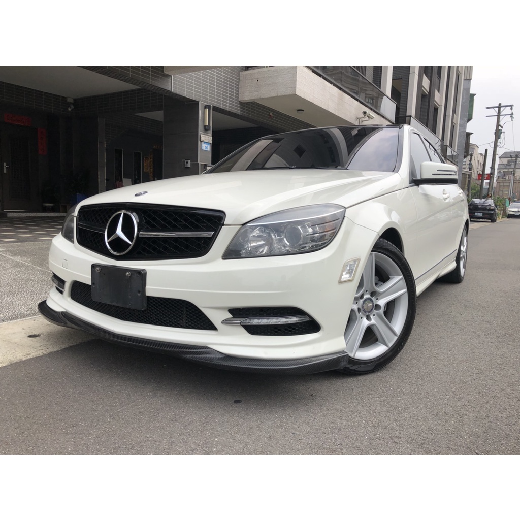 FB:硬硬的車庫😎賓士 BENZ C300 3.0 白 11年 中古車 二手車 桃園 汽車 車用 強力過件