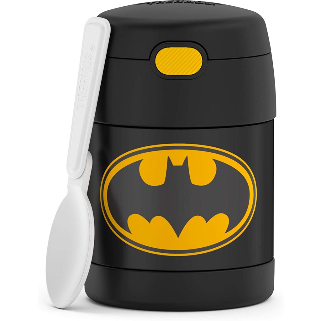 預購👍正版空運👍美國專櫃  THERMOS 不鏽鋼保溫瓶 保溫罐 副食品 Batman 蝙蝠俠 悶燒罐 湯匙 膳魔師