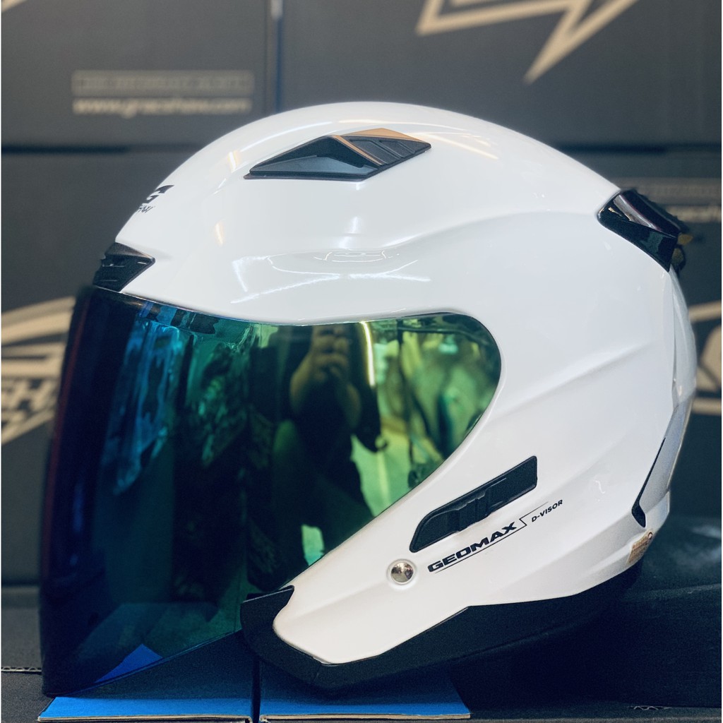gracshaw安全帽 G535 G555 原廠 專用 深黑 透明 電鍍 墨片 彩鈦 多層膜 鏡片