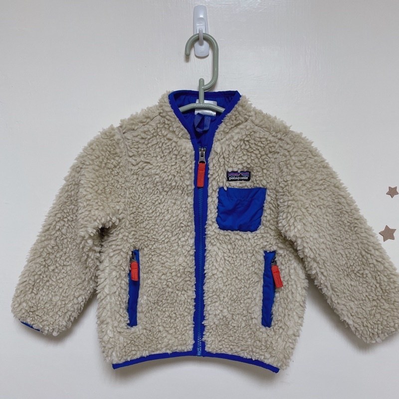 二手（台南面交）/日本 美國 Patagonia 登山 戶外 露營 寶寶 小童 禦寒外套 羊駝毛 外套 3T