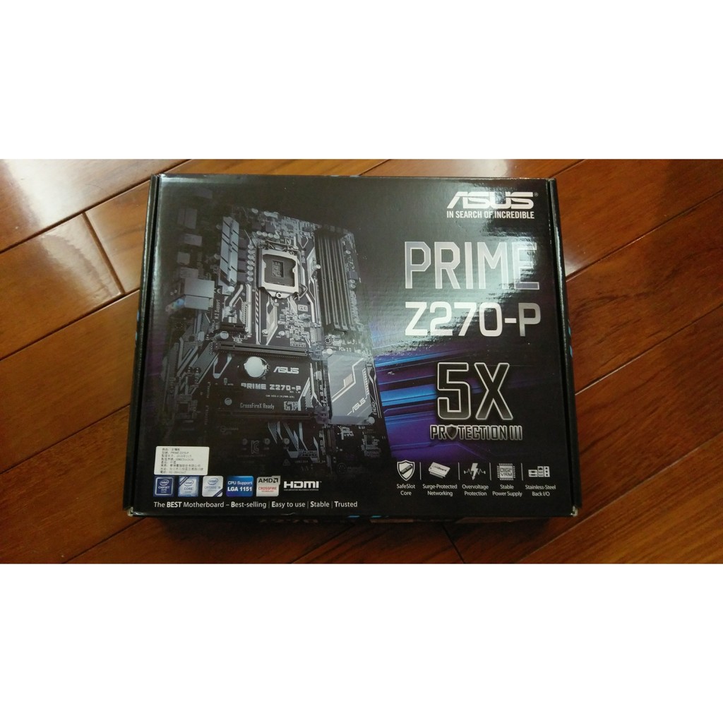 ASUS Z270 P 拆機品 含W10家用序號已綁主機板