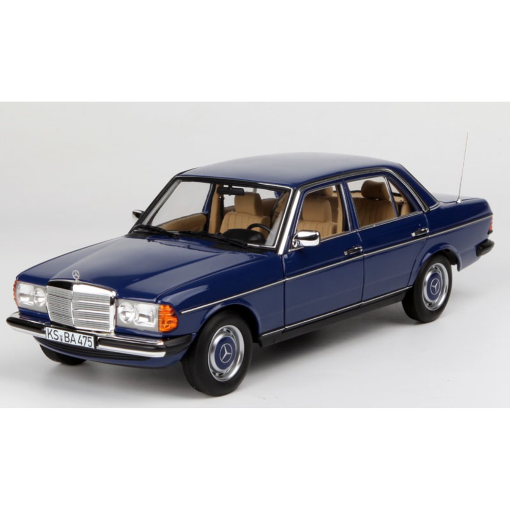 【名車館】Norev Mercedes-Benz Mercedes W123 200 (Blue) 1/18