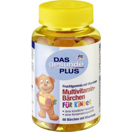 Über 德國 DM DAS gesunde PLUS Multivitamin-Bärchen 綜合維他命小熊軟糖