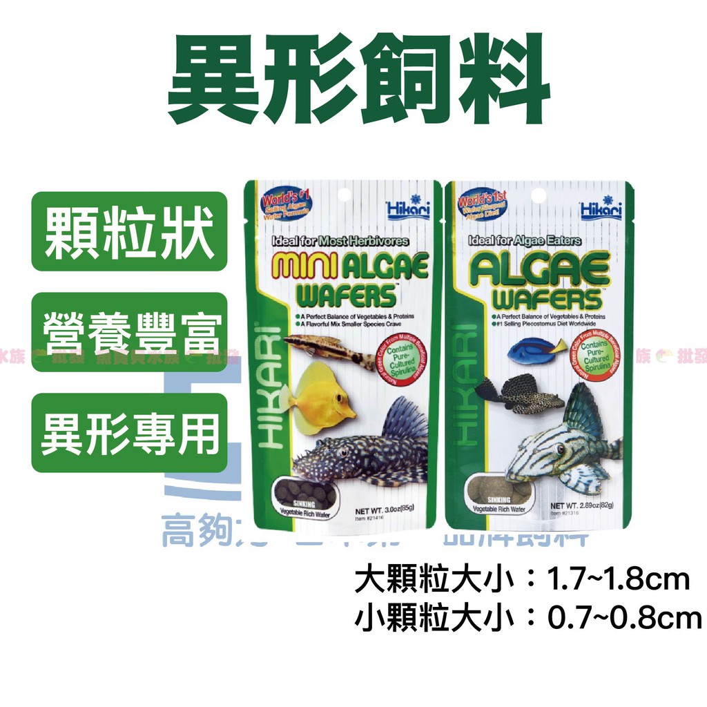 魚寶貝【高夠力Hikari® 異形飼料】● (鼠魚 底棲魚 飼料 沉底 皇冠豹 三間鼠 異型飼料 魚飼料 底棲飼料