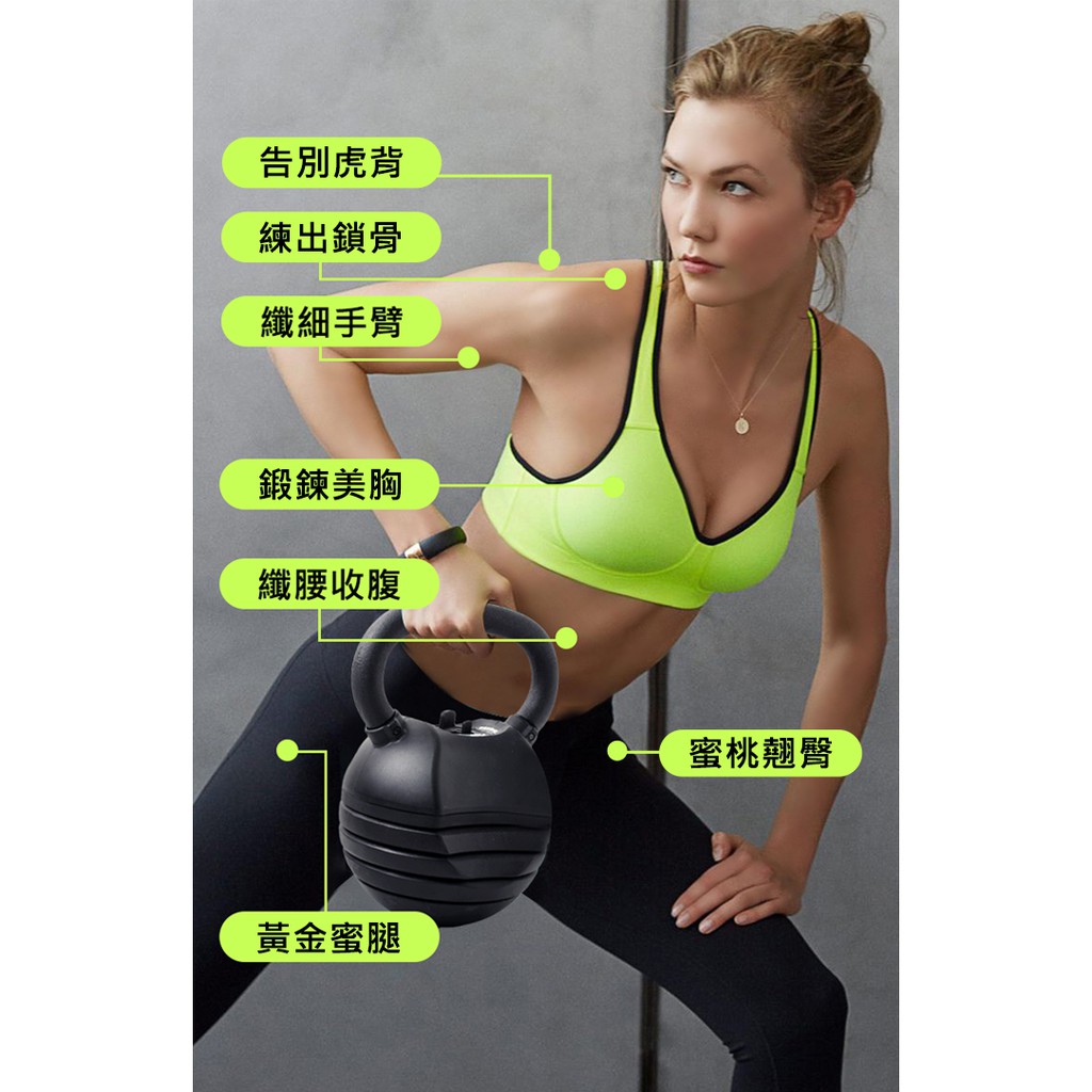 Lotus Byzoom Fitness 30磅5段速調壺鈴 13 6公斤 甩壺鈴重訓核心肌群深蹲可調壺玲 蝦皮購物