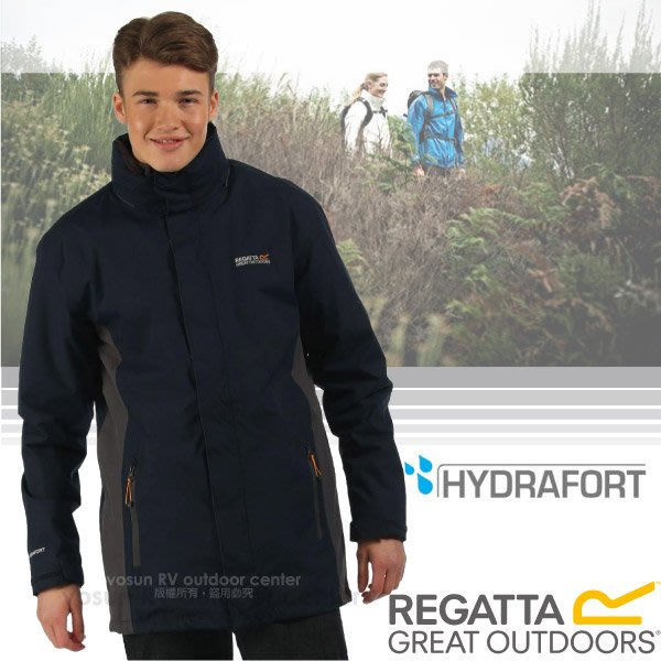 【英國 REGATTA】特價74折》男款 Telman 防風防水透氣二件式外套.內200刷毛外套_RMP173