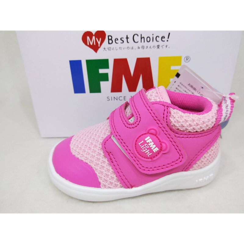 JB~日本 IFME KIDS款輕量機能鞋/兒童機能鞋 學步鞋 NO.N7634 粉紅