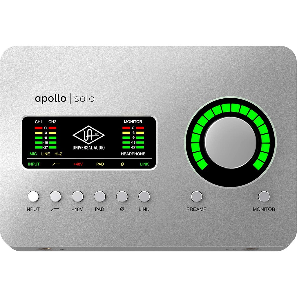 【新麗聲樂器】UA Apollo SOLO Heritage USB 錄音介面 人聲 樂器 錄音 錄音室