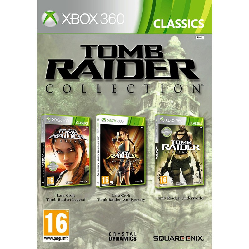 全新未拆 XBOX 360 古墓奇兵三合一三部曲(3片裝) -英文版- Tomb Raider 蘿拉 卡芙特