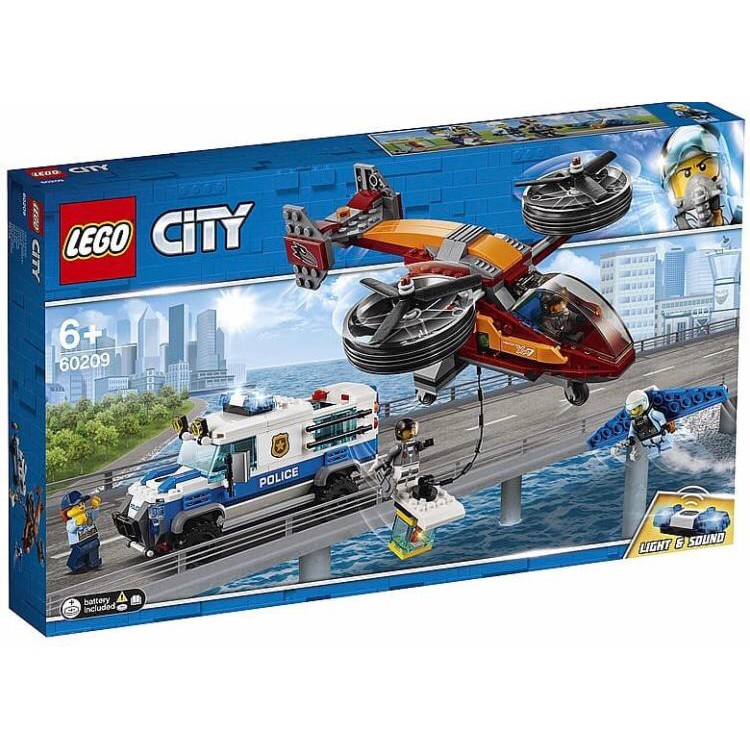 【積木樂園】 樂高 LEGO 60209 CITY系列 航警鑽石搶刧戰