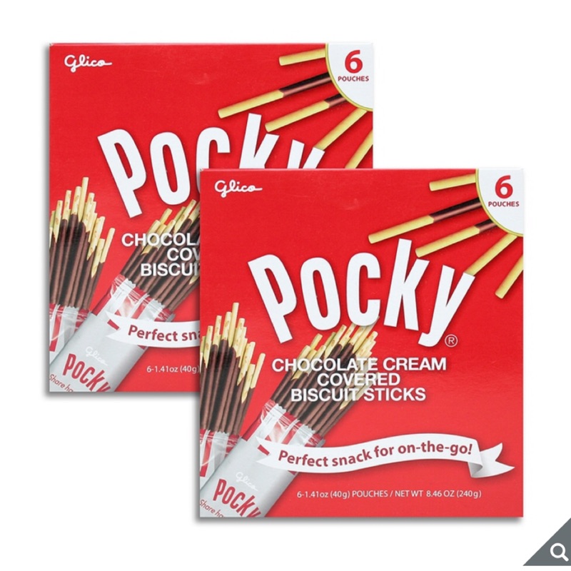 (宅配免運）格力高 Pocky 巧克力棒（24小包） 餅乾 巧克力 零食 可可 小麥 百奇 好市多代購