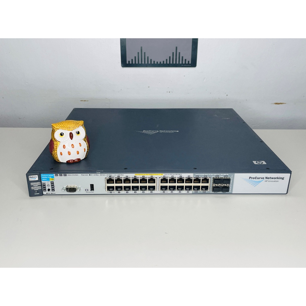 HP ProCurve J8692A 3500yl-24G-PWR 24 Port PoE Gigabit Switch