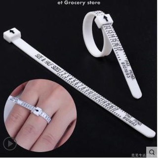 【樂購潮流鋪】戒指環工具 手指測量尺量標準戒圈測量環戒指圈口尺寸大小號碼測量神器尺工具
