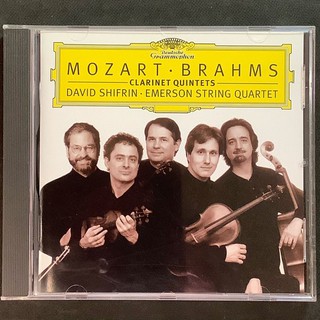 Mozart莫札特&Brahms布拉姆斯-單簧管弦樂五重奏 Shifrin席夫林/單簧管 艾默森/四重奏團 德國版