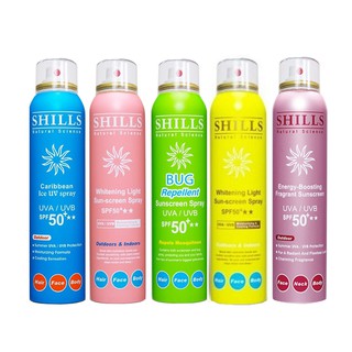 SHILLS舒兒絲 很耐曬超清爽美白防曬冰鎮噴霧SPF50 180ml