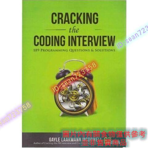 新品 上新 紙質版Cracking the Coding Interview:189ProgrammingQuestio