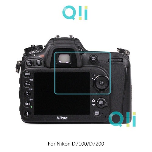 Qii Nikon D7100/D7200 螢幕玻璃貼 (兩片裝)