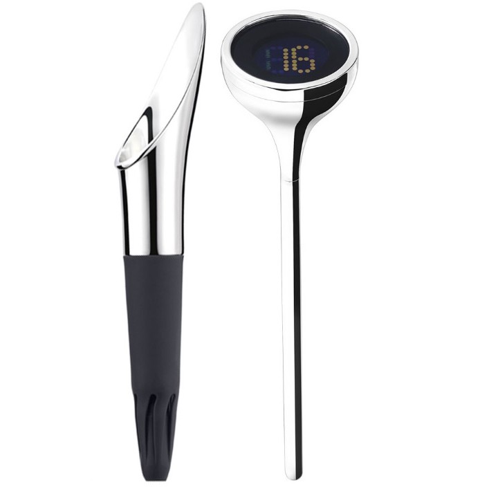 Georg Jensen 喬治傑生紅酒溫度計/倒酒器組| 蝦皮購物