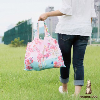 日本 Prairie Dog 設計包/環保袋/購物袋/手提袋 - 長頸鹿
