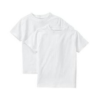 美國GYMBOREE (2件/組) 男童純棉素白色T恤,, 現貨 SIZE: 3-4T